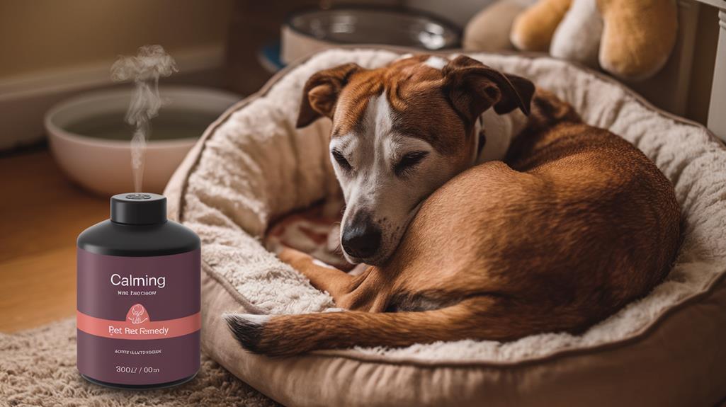 pet remedy alleviates dog anxiety