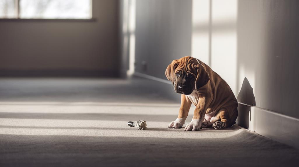 puppy separation anxiety symptoms