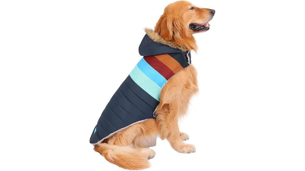 fleece-lined winter coat