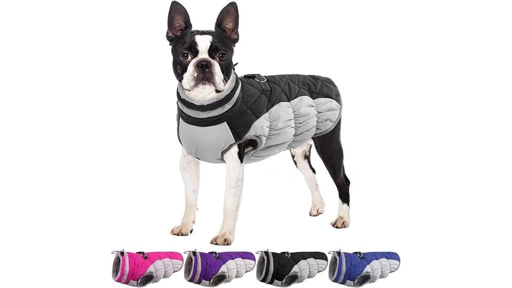 fleece gilet with harness