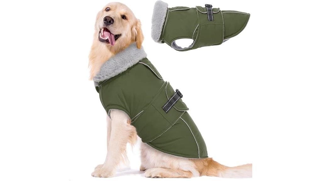 warm waterproof dog coat